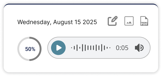 Audio Documentation Component